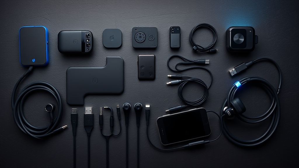 Gadgets tecnológicos modernos para regalo