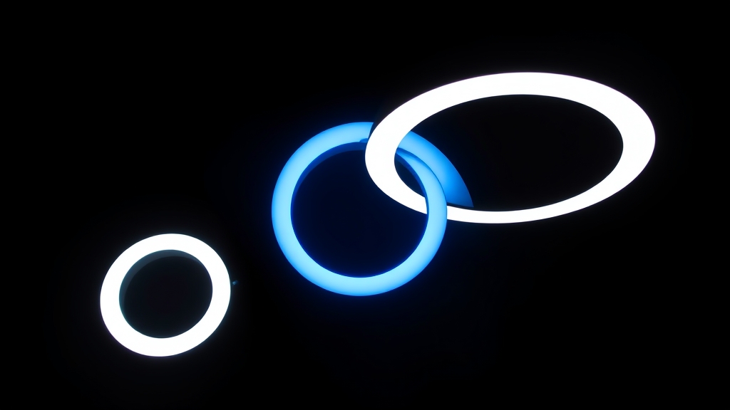Comparativa de tamaños de aros de luz para creadores
