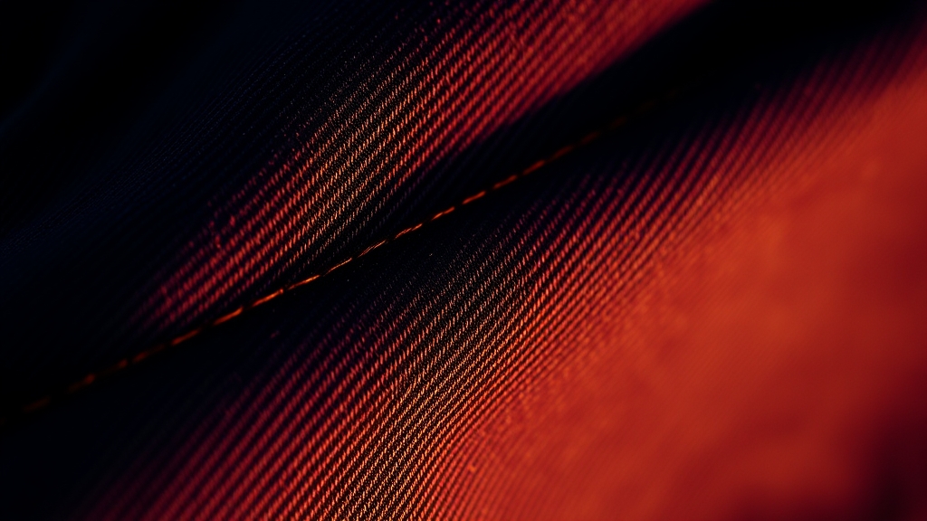 Detalle de costura y textura de jeans colombianos de alta calidad