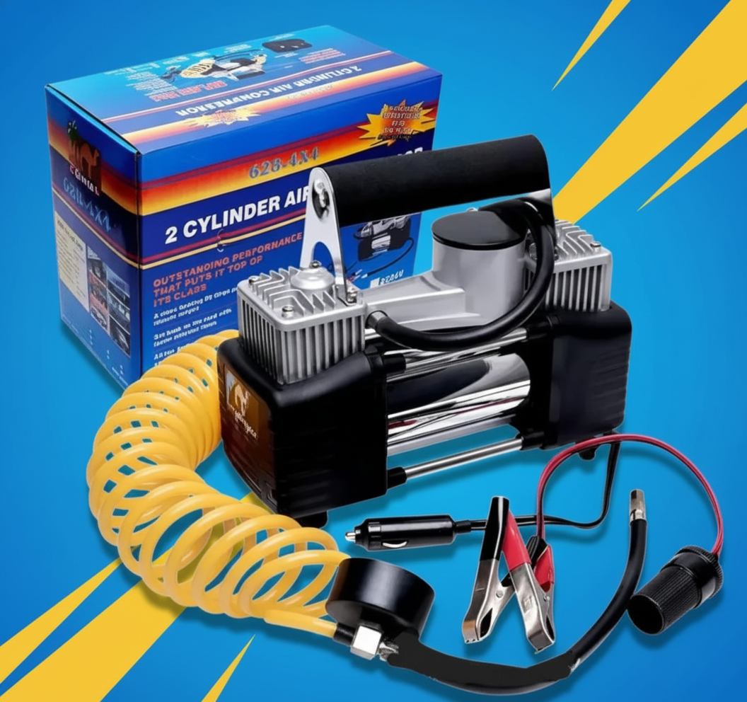 Inflador Comprensor Doble Cilindro 2