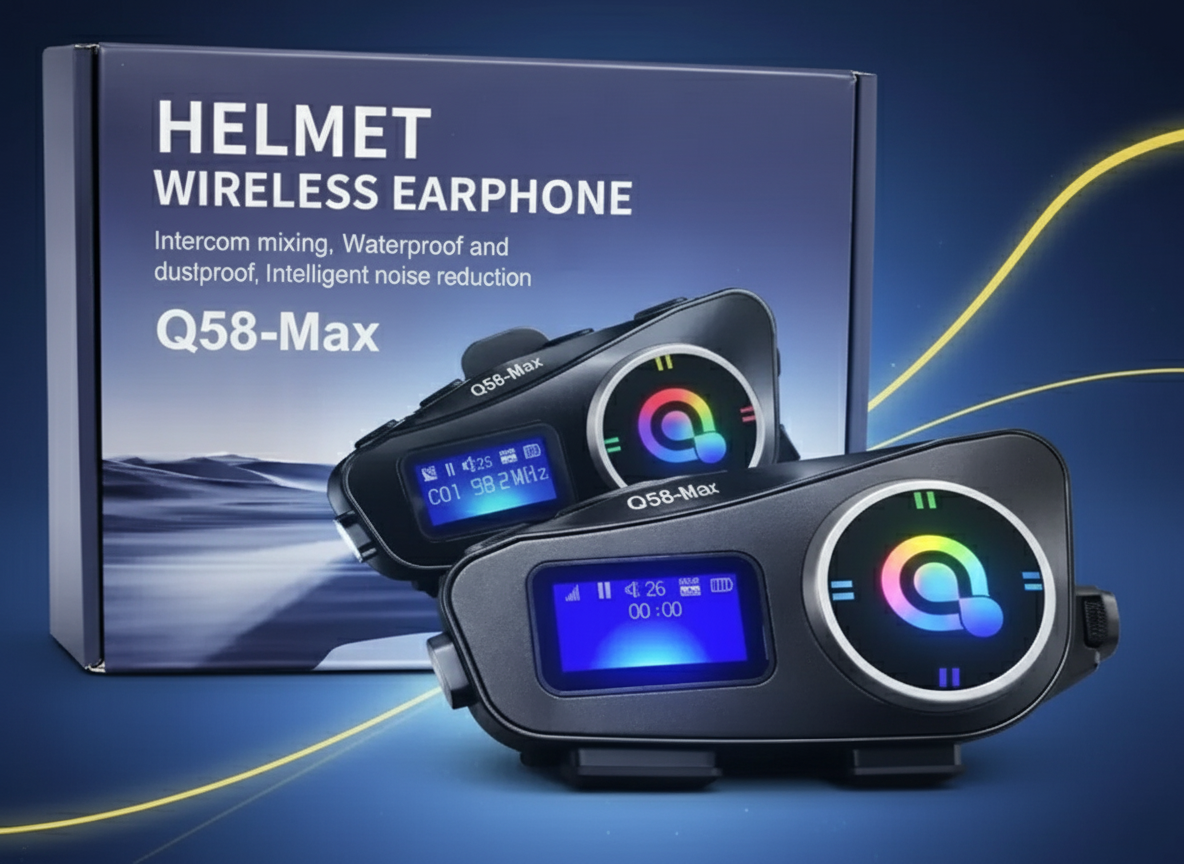 Intercomunicador moto Q58 max 2