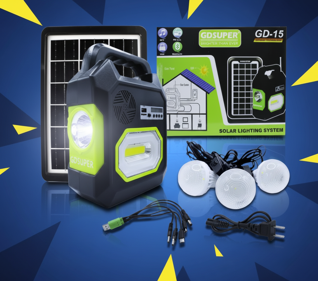 Kit de Energía Solar Portátil con Ilum 2
