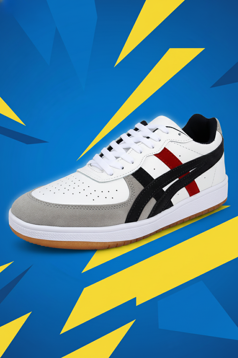 Tenis Blanco*Gris Tellenzi 886 Talla 37 2